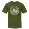 Rhode Island T-Shirt - State Design Unisex Rhode Island T Shirt - olive