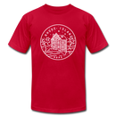Rhode Island T-Shirt - State Design Unisex Rhode Island T Shirt - red