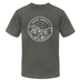 South Dakota T-Shirt - State Design Unisex South Dakota T Shirt - asphalt