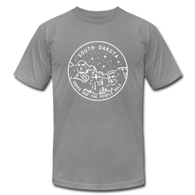 South Dakota T-Shirt - State Design Unisex South Dakota T Shirt - slate