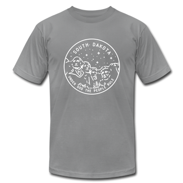 South Dakota T-Shirt - State Design Unisex South Dakota T Shirt - slate