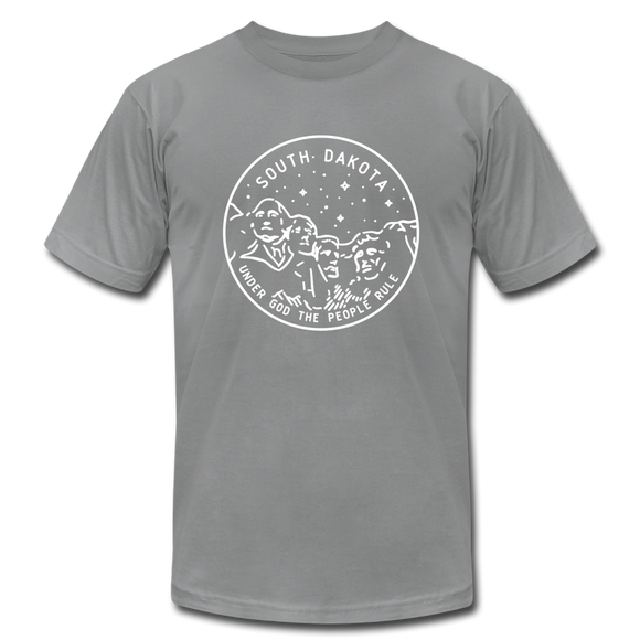 South Dakota T-Shirt - State Design Unisex South Dakota T Shirt - slate