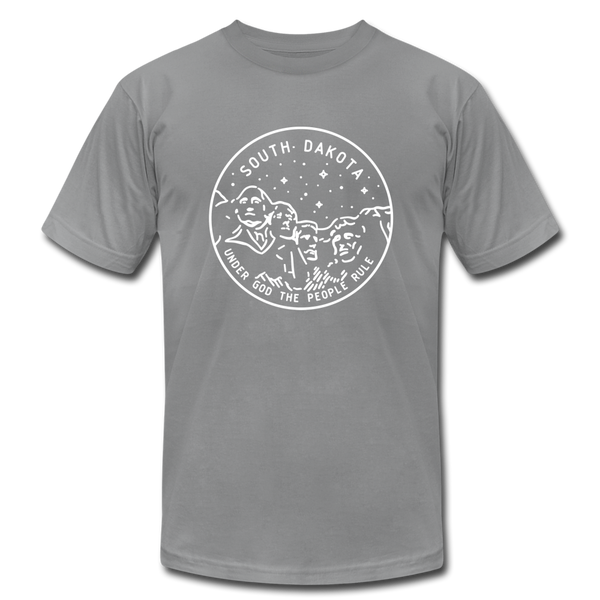 South Dakota T-Shirt - State Design Unisex South Dakota T Shirt - slate