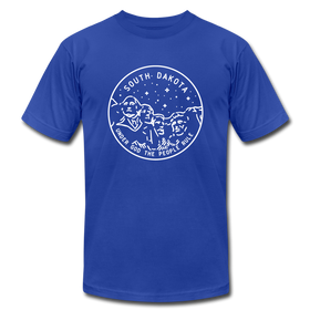 South Dakota T-Shirt - State Design Unisex South Dakota T Shirt - royal blue