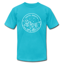 South Dakota T-Shirt - State Design Unisex South Dakota T Shirt - turquoise
