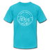 South Dakota T-Shirt - State Design Unisex South Dakota T Shirt - turquoise