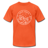 South Dakota T-Shirt - State Design Unisex South Dakota T Shirt - orange