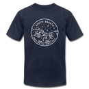 South Dakota T-Shirt - State Design Unisex South Dakota T Shirt - navy