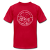 South Dakota T-Shirt - State Design Unisex South Dakota T Shirt - red