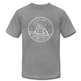 Utah T-Shirt - State Design Unisex Utah T Shirt - slate