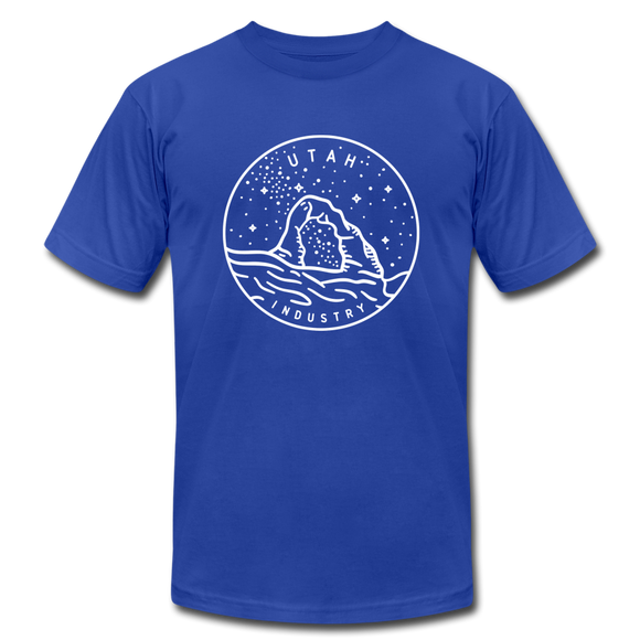 Utah T-Shirt - State Design Unisex Utah T Shirt - royal blue