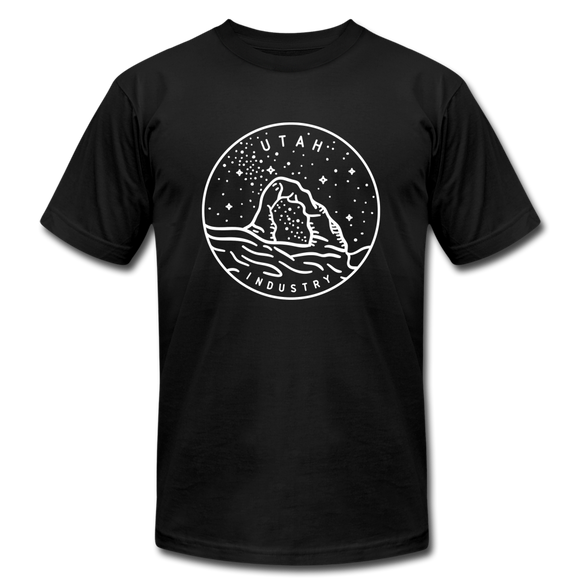 Utah T-Shirt - State Design Unisex Utah T Shirt - black