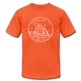 Utah T-Shirt - State Design Unisex Utah T Shirt - orange