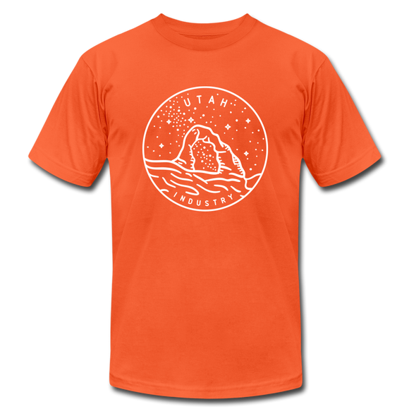 Utah T-Shirt - State Design Unisex Utah T Shirt - orange