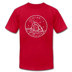Utah T-Shirt - State Design Unisex Utah T Shirt - red