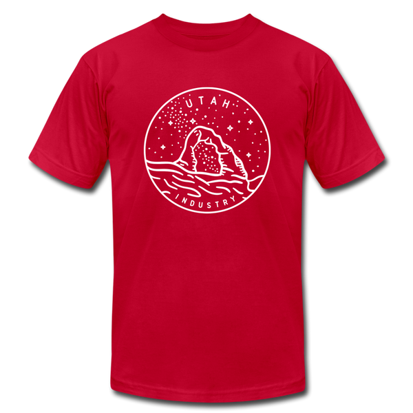 Utah T-Shirt - State Design Unisex Utah T Shirt - red