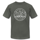 Wyoming T-Shirt - State Design Unisex Wyoming T Shirt - asphalt