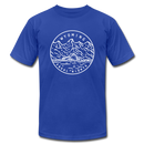 Wyoming T-Shirt - State Design Unisex Wyoming T Shirt - royal blue