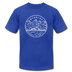 Wyoming T-Shirt - State Design Unisex Wyoming T Shirt - royal blue