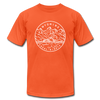Wyoming T-Shirt - State Design Unisex Wyoming T Shirt - orange