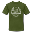 Wyoming T-Shirt - State Design Unisex Wyoming T Shirt - olive
