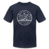 Wyoming T-Shirt - State Design Unisex Wyoming T Shirt - navy