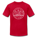 Wyoming T-Shirt - State Design Unisex Wyoming T Shirt - red