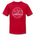 Wyoming T-Shirt - State Design Unisex Wyoming T Shirt - red
