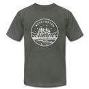 Washington T-Shirt - State Design Unisex Washington T Shirt - asphalt