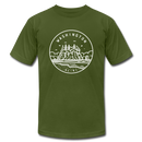 Washington T-Shirt - State Design Unisex Washington T Shirt - olive