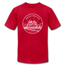 Washington T-Shirt - State Design Unisex Washington T Shirt - red