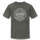 West Virginia T-Shirt - State Design Unisex West Virginia T Shirt - asphalt