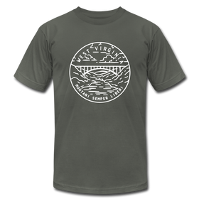 West Virginia T-Shirt - State Design Unisex West Virginia T Shirt