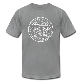 West Virginia T-Shirt - State Design Unisex West Virginia T Shirt