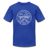 West Virginia T-Shirt - State Design Unisex West Virginia T Shirt - royal blue