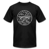 West Virginia T-Shirt - State Design Unisex West Virginia T Shirt - black