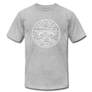 West Virginia T-Shirt - State Design Unisex West Virginia T Shirt - heather gray