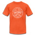 West Virginia T-Shirt - State Design Unisex West Virginia T Shirt - orange