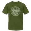 West Virginia T-Shirt - State Design Unisex West Virginia T Shirt - olive
