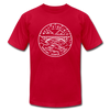 West Virginia T-Shirt - State Design Unisex West Virginia T Shirt - red