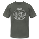 Vermont T-Shirt - State Design Unisex Vermont T Shirt - asphalt