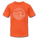 Vermont T-Shirt - State Design Unisex Vermont T Shirt - orange