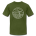 Vermont T-Shirt - State Design Unisex Vermont T Shirt - olive
