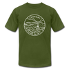 Vermont T-Shirt - State Design Unisex Vermont T Shirt - olive