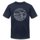 Vermont T-Shirt - State Design Unisex Vermont T Shirt - navy