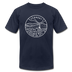 Vermont T-Shirt - State Design Unisex Vermont T Shirt - navy