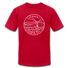 Vermont T-Shirt - State Design Unisex Vermont T Shirt - red