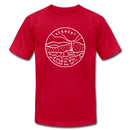 Vermont T-Shirt - State Design Unisex Vermont T Shirt - red