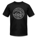 North Dakota T-Shirt - State Design Unisex North Dakota T Shirt - black