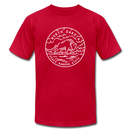 North Dakota T-Shirt - State Design Unisex North Dakota T Shirt - red